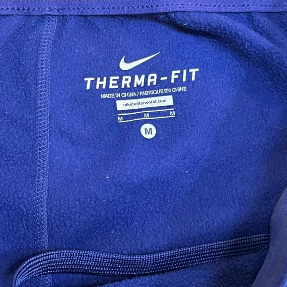 Nike Therma-Fit Royal Blue Joggers, Draw String, Soft Fleece Inside - Picture 2 of 12